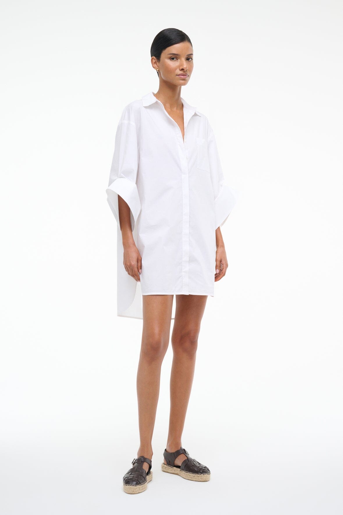 NICO DRESS WHITE - STAUD online