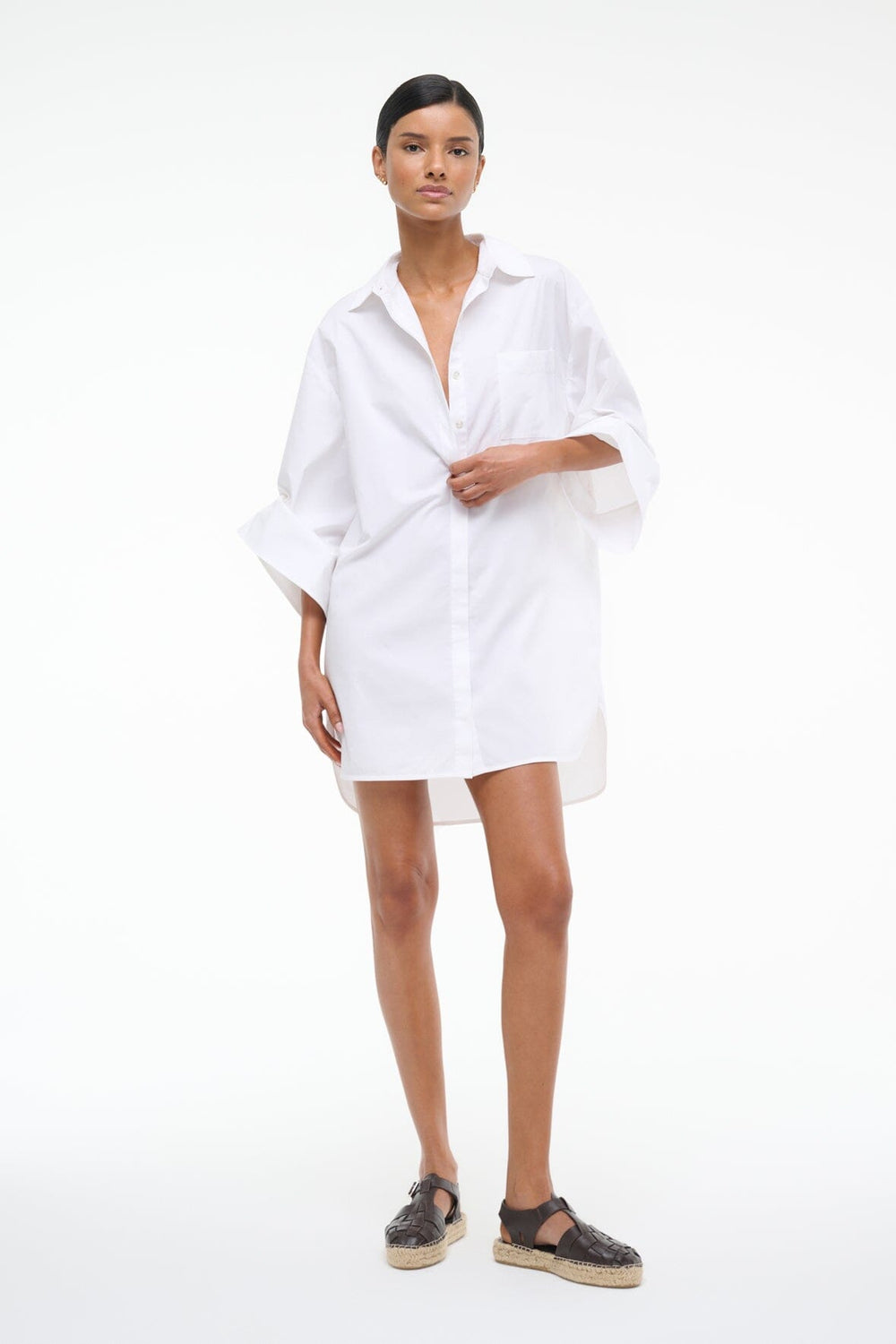 NICO DRESS WHITE - STAUD online