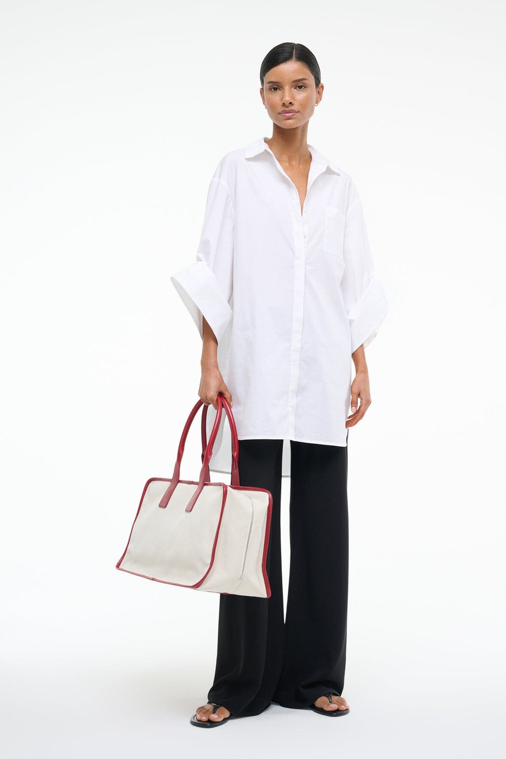 NICO DRESS WHITE - STAUD online