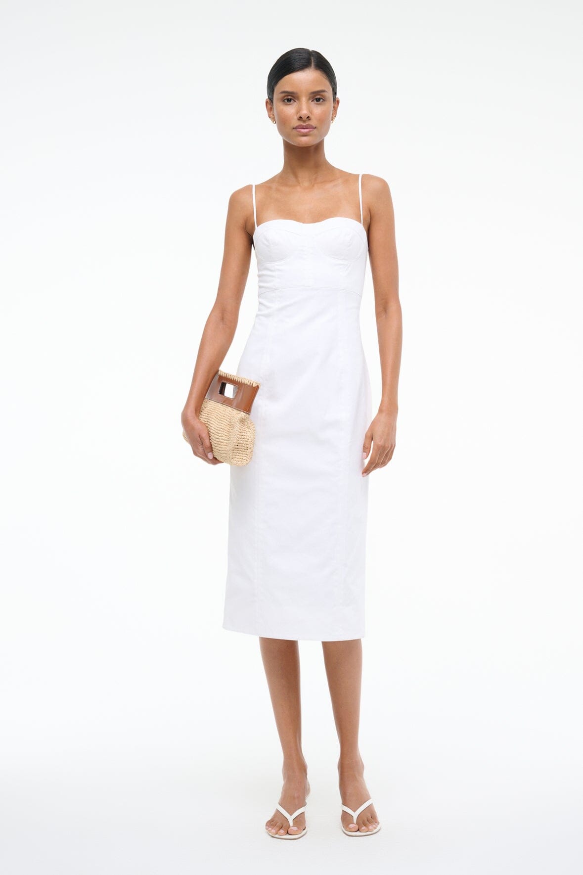 WHITNEY DRESS WHITE - STAUD near me