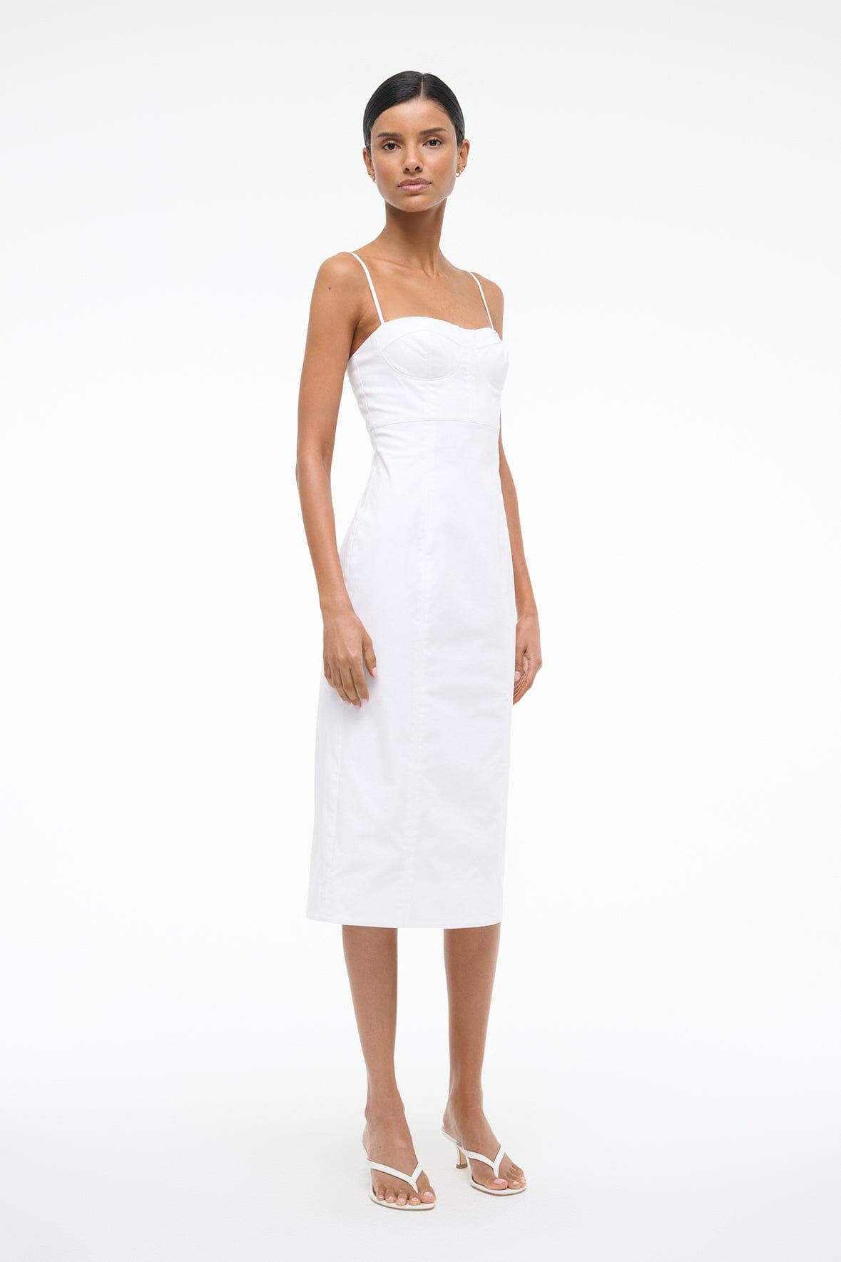 WHITNEY DRESS WHITE - STAUD near me