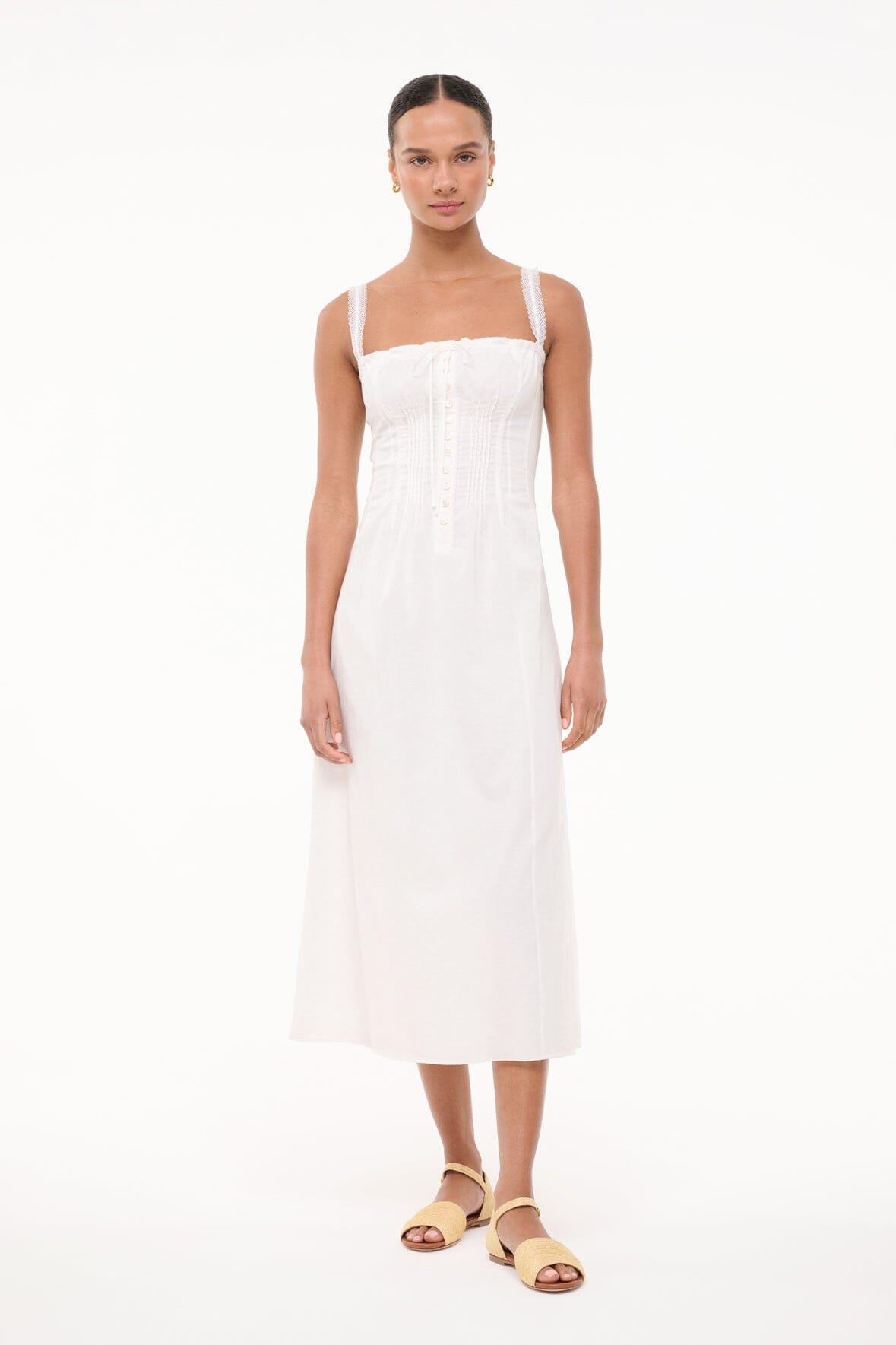 MATILDE DRESS WHITE - STAUD near me