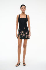 LE SABLE DRESS DAHLIA DAYDREAM BLACK - STAUD outlet