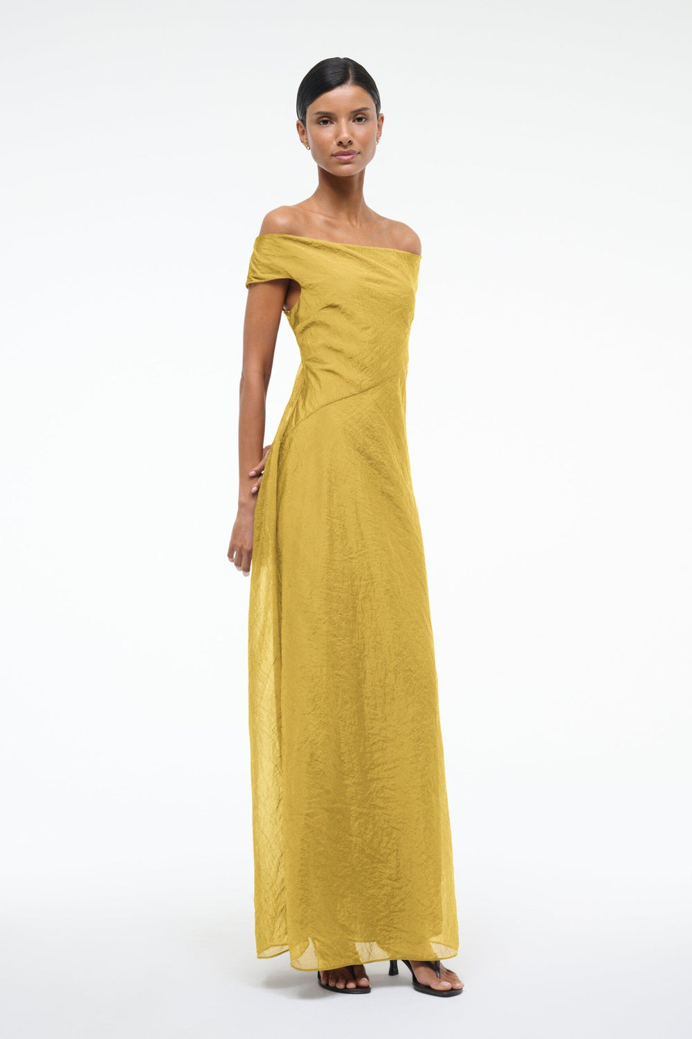 CHEYENNE DRESS CHARTREUSE - STAUD online