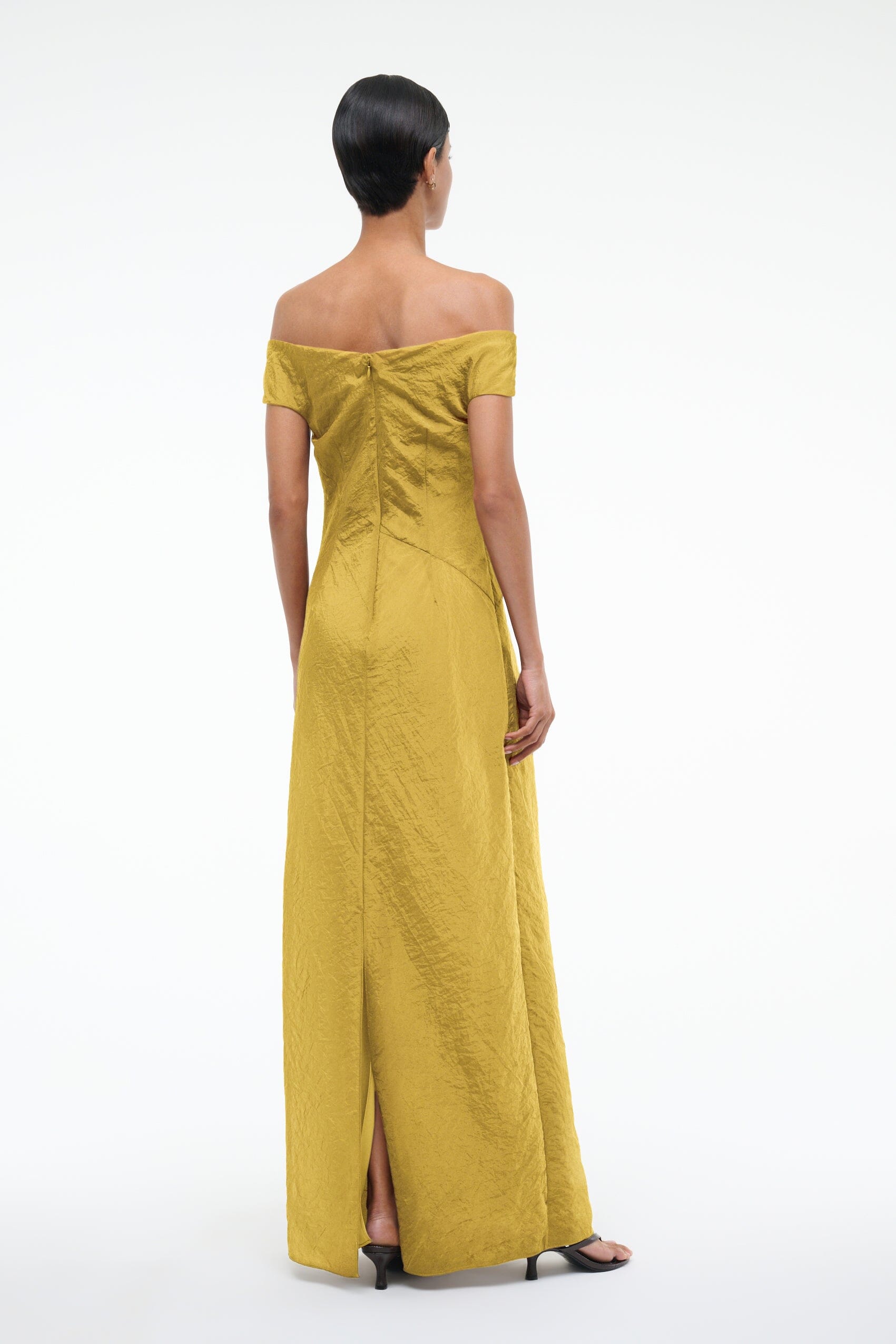 CHEYENNE DRESS CHARTREUSE - STAUD online