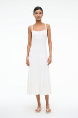 ELLEN DRESS IVORY - STAUD US