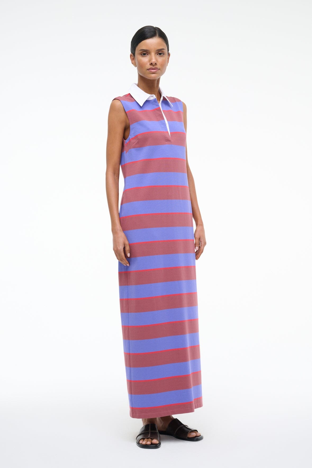 JULIUS DRESS ATLAS RUGBY STRIPE - STAUD sale
