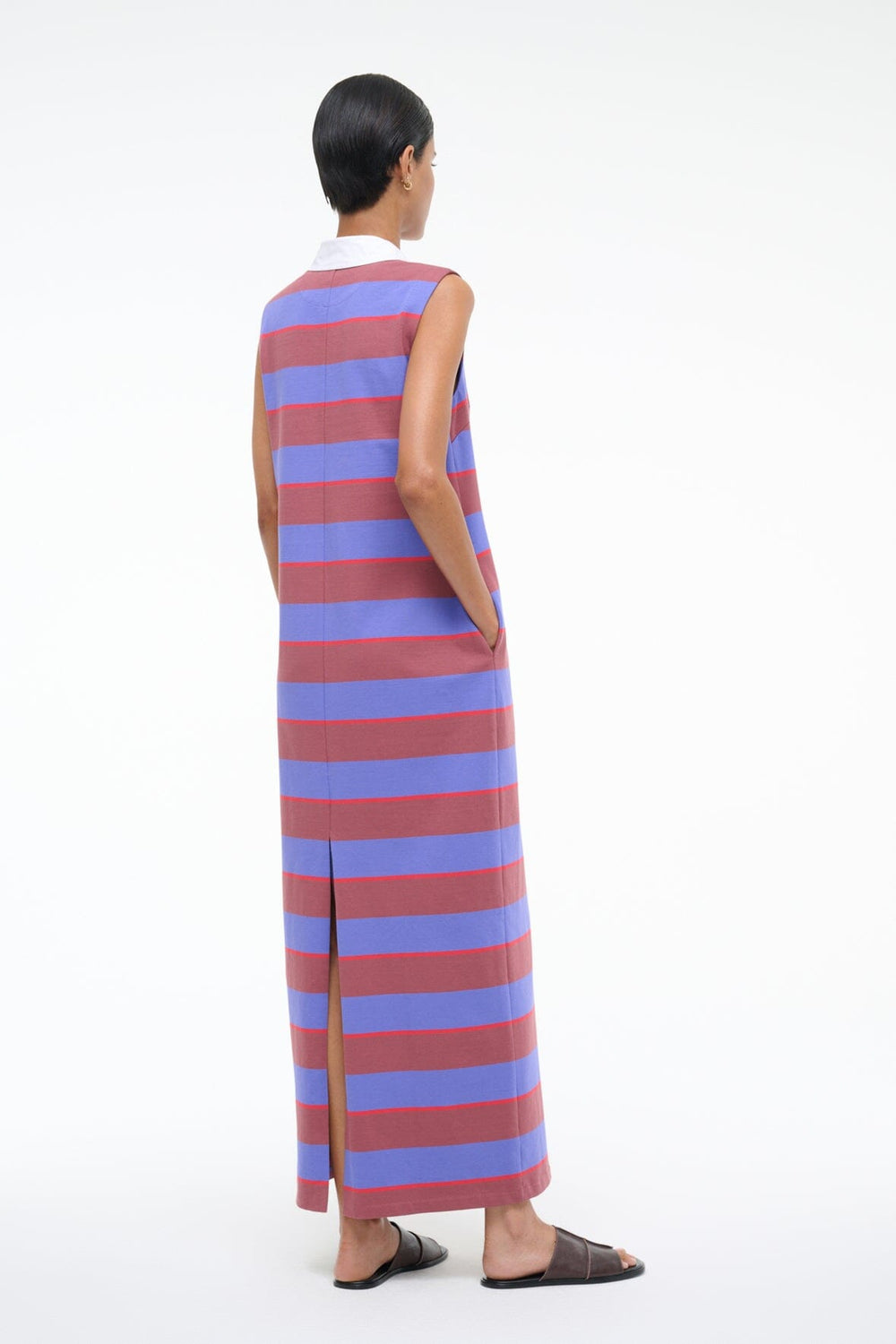 JULIUS DRESS ATLAS RUGBY STRIPE - STAUD sale