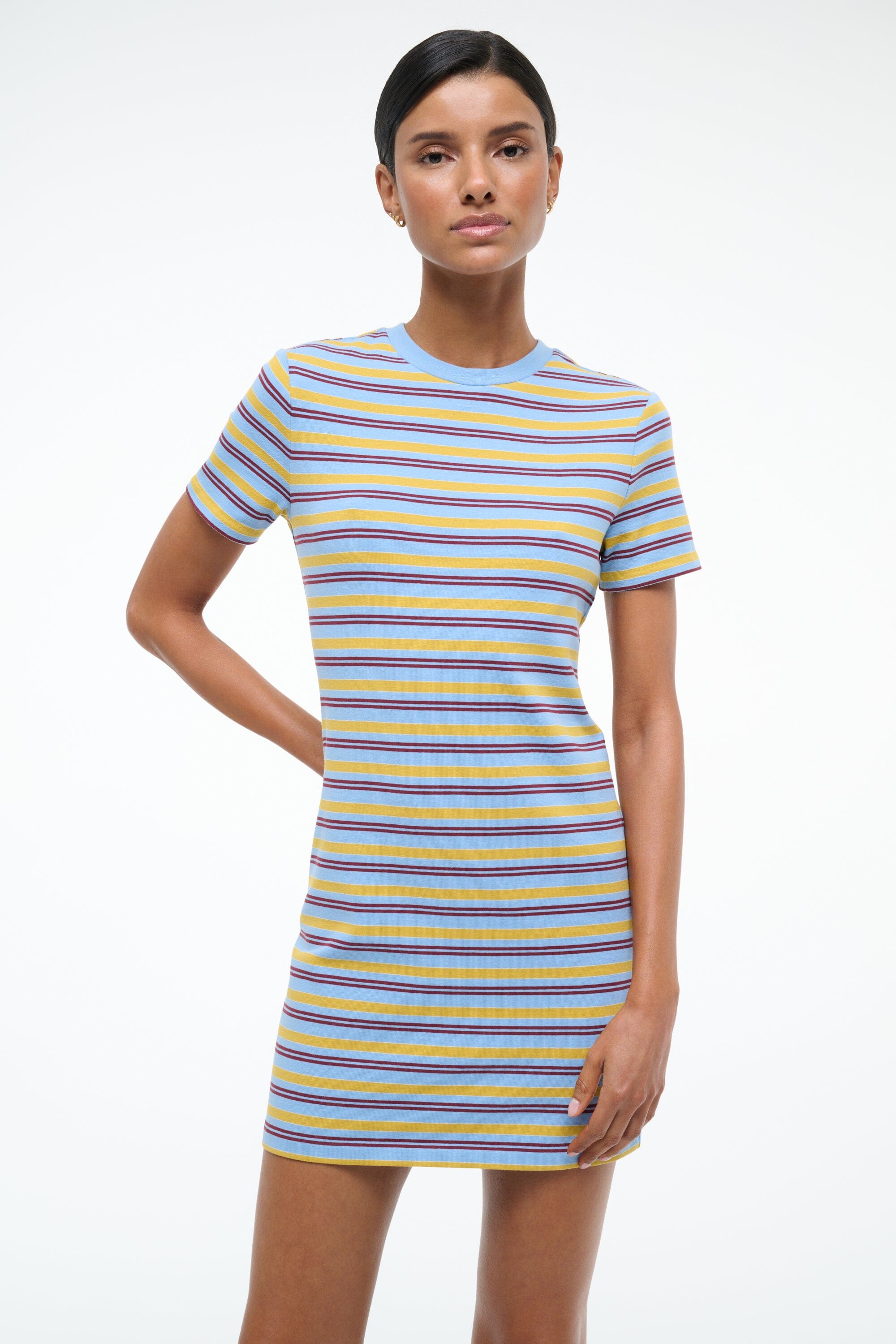WADE DRESS LINUS STRIPE - STAUD outlet