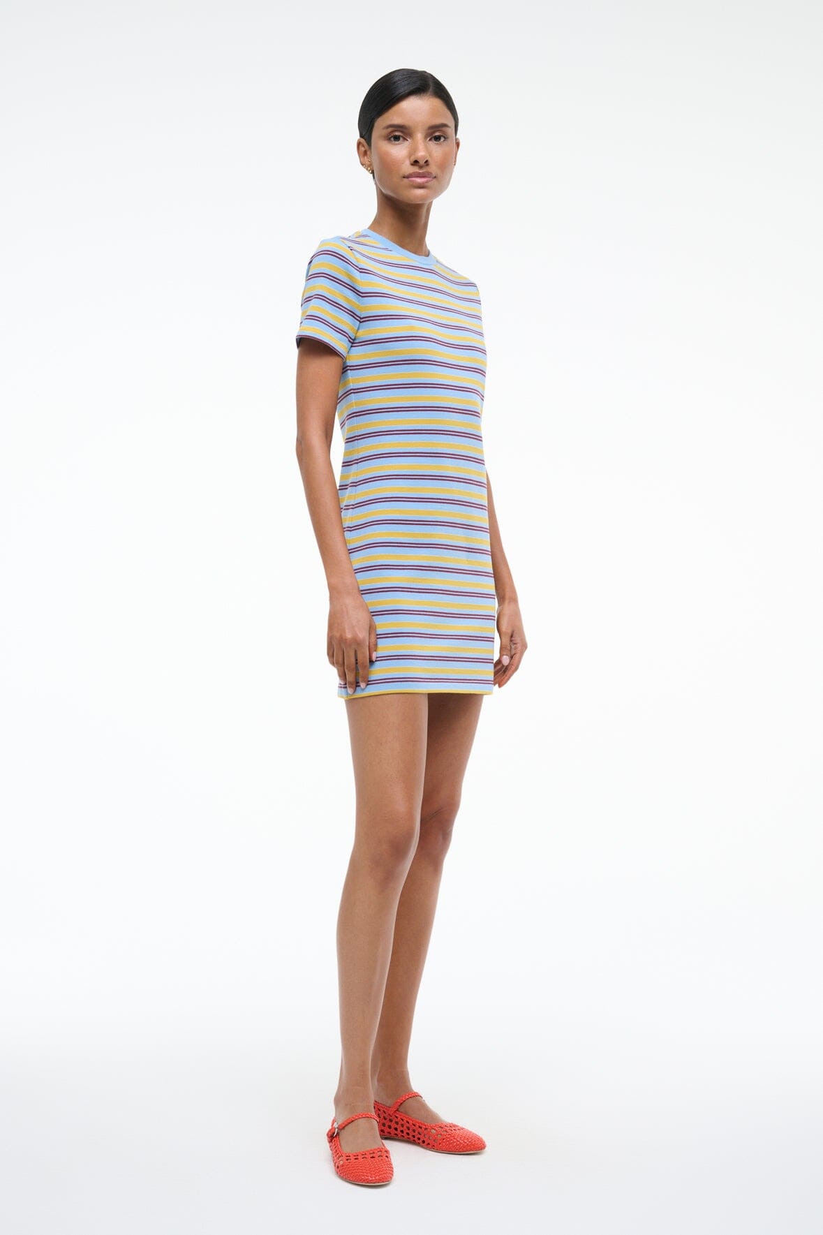 WADE DRESS LINUS STRIPE - STAUD outlet
