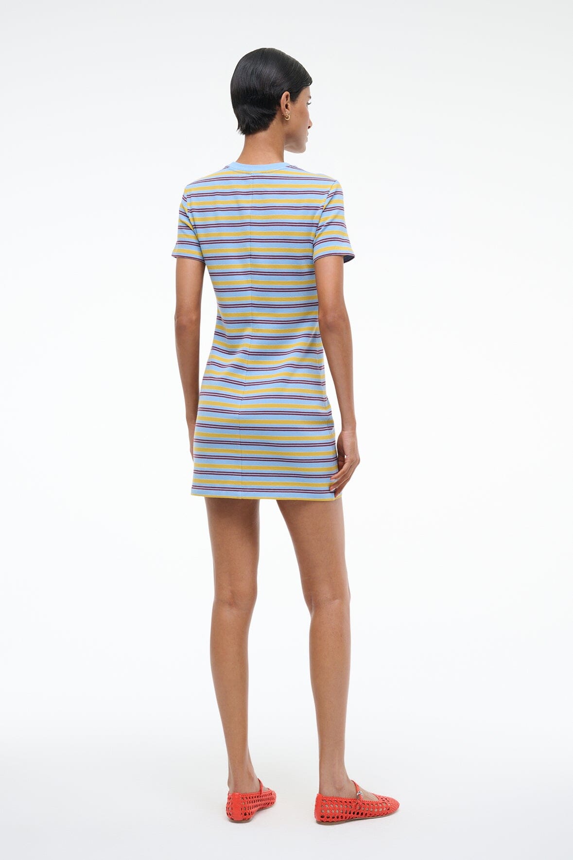 WADE DRESS LINUS STRIPE - STAUD outlet