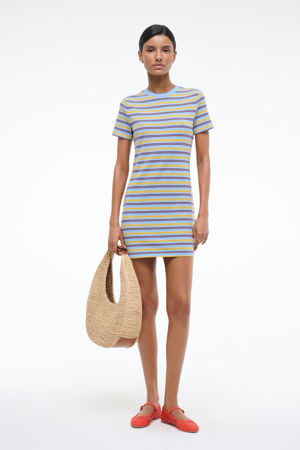 WADE DRESS LINUS STRIPE - STAUD outlet