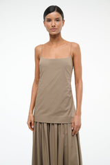 ARI DRESS TAUPE - STAUD sale