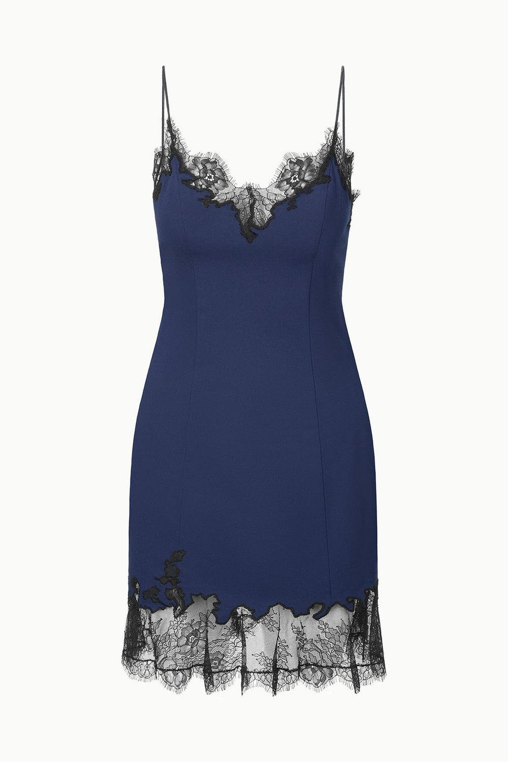NADIA MINI DRESS NAVY - STAUD US