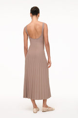 ELLISON DRESS TAUPE - STAUD for sale
