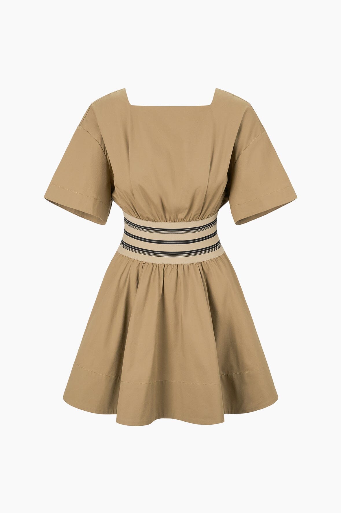 AMY MINI DRESS TAUPE - STAUD US