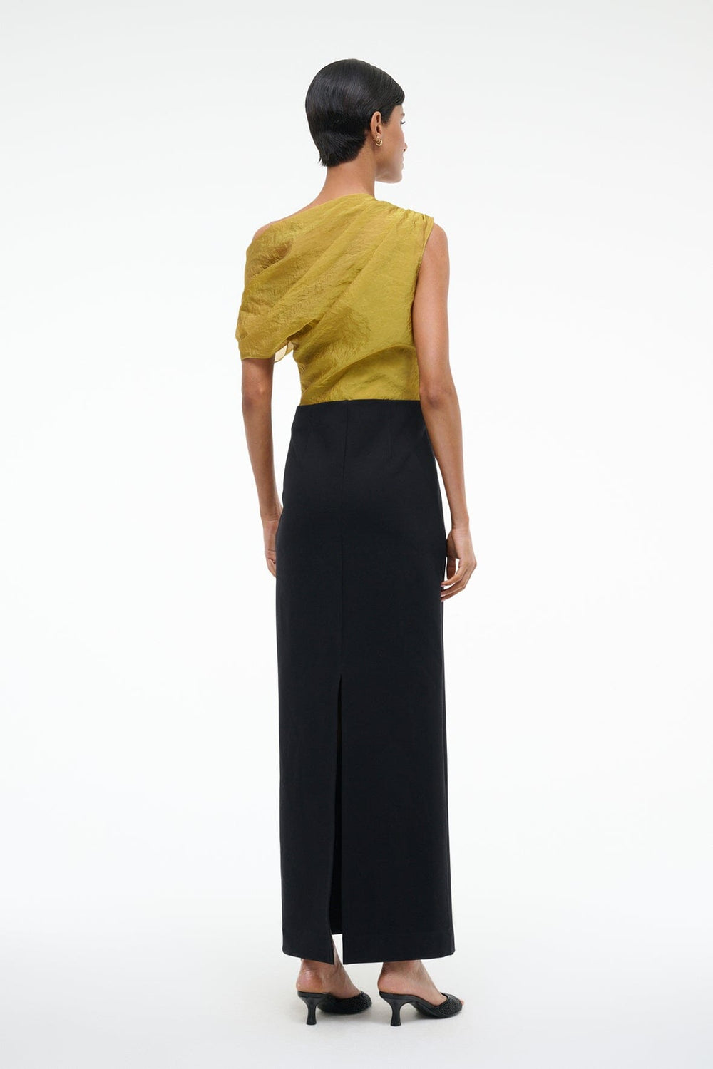 TOPAZ DRESS CHARTREUSE/BLACK - STAUD near me