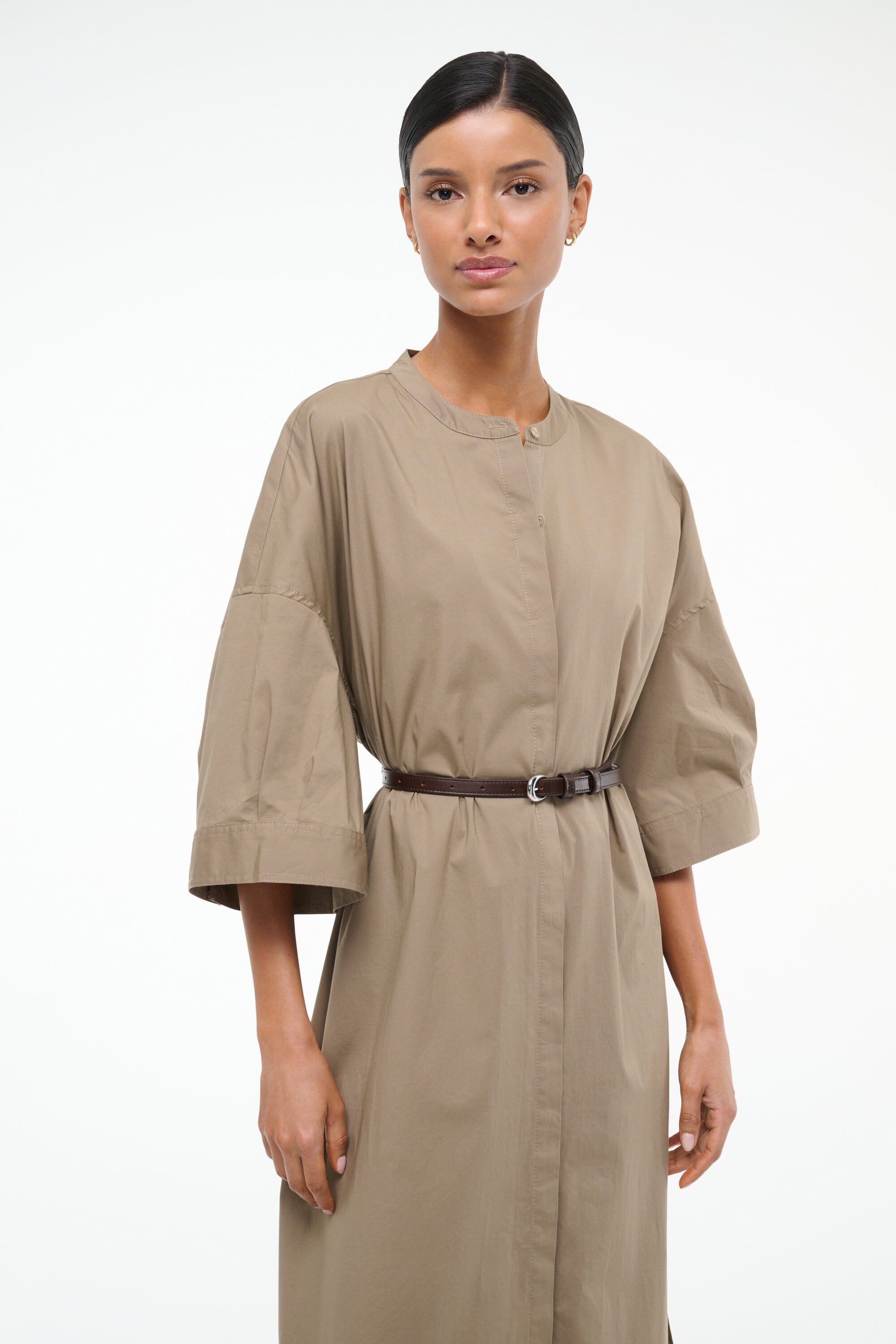 ENZO MAXI DRESS TAUPE - STAUD near me
