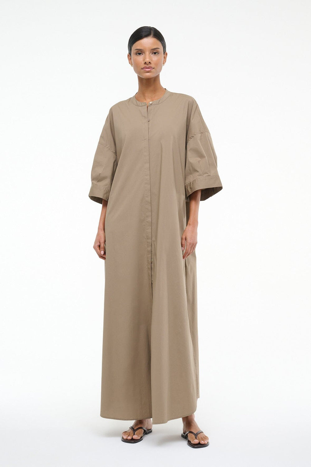ENZO MAXI DRESS TAUPE - STAUD near me