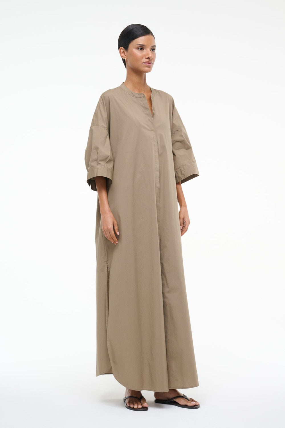ENZO MAXI DRESS TAUPE - STAUD near me