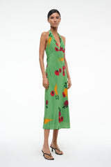 LUCCA SILK DRESS FARMERS MARKET LEAF - STAUD near me