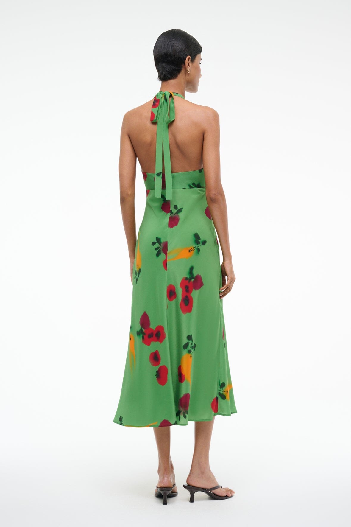 LUCCA SILK DRESS FARMERS MARKET LEAF - STAUD near me