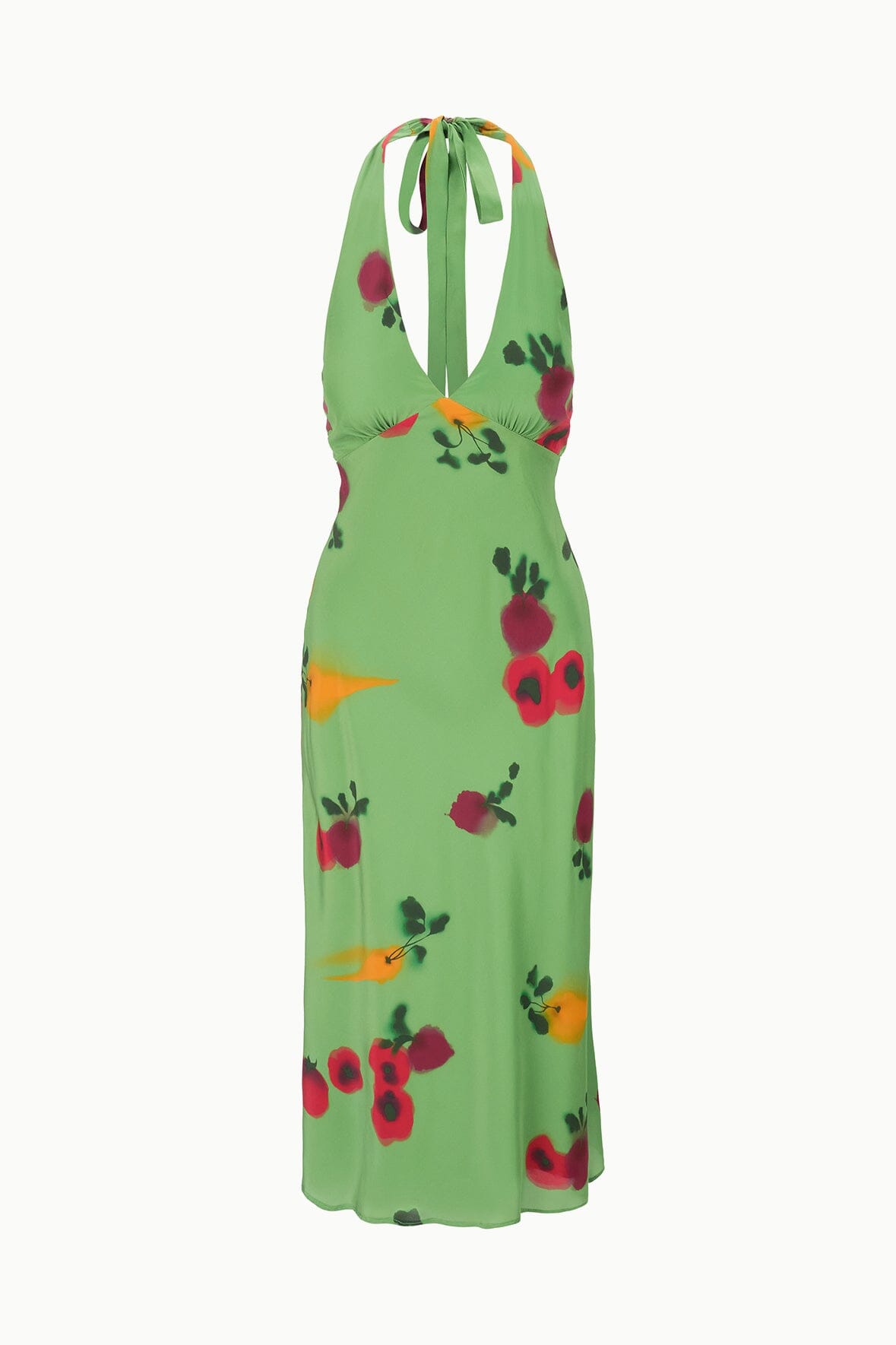 LUCCA SILK DRESS FARMERS MARKET LEAF - STAUD near me