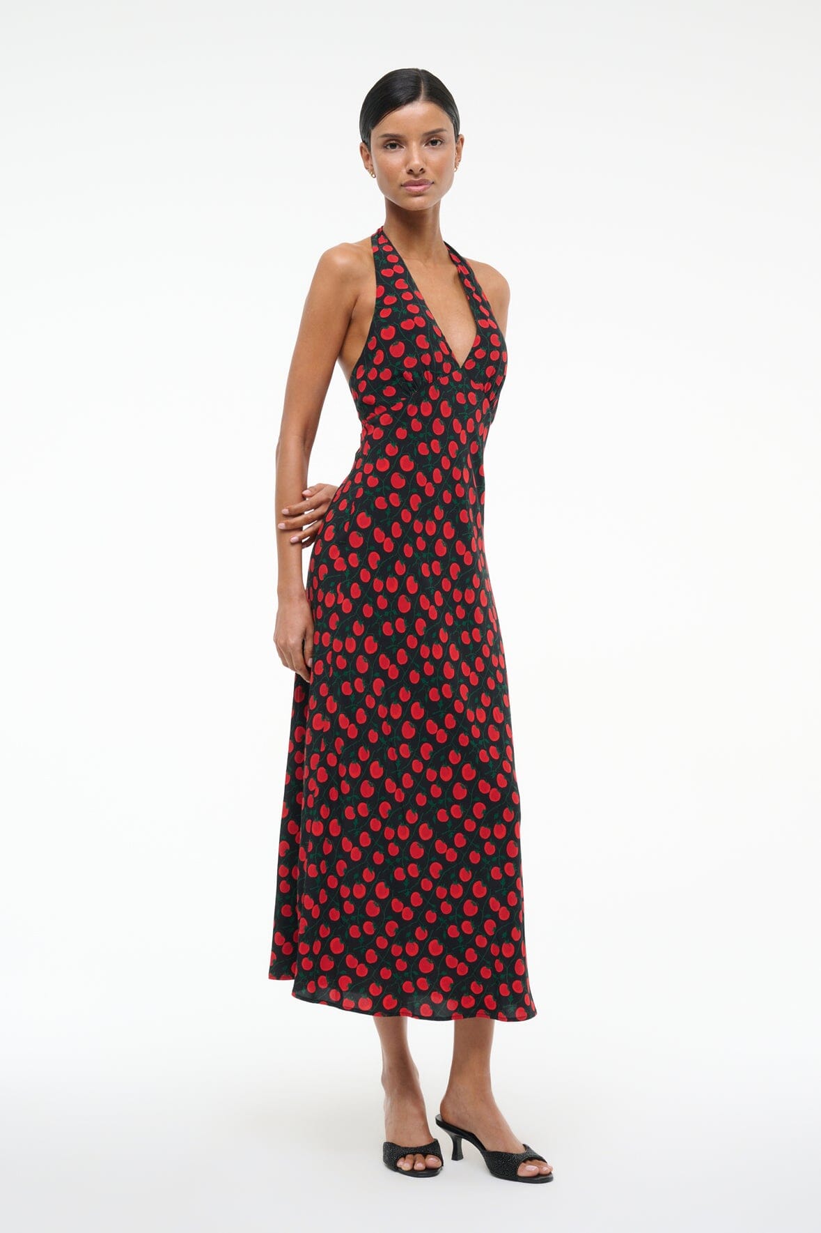 LUCCA DRESS ON THE VINE BLACK - STAUD near me