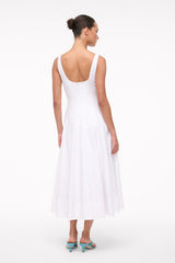 WELLS DRESS WHITE EMBROIDERY - STAUD online