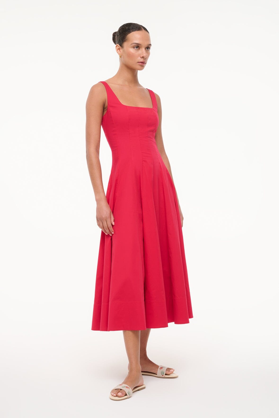 WELLS DRESS CHERRY - STAUD near me