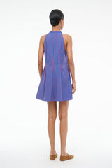 SHIRLEY MINI DRESS ATLAS STRIPE - STAUD US