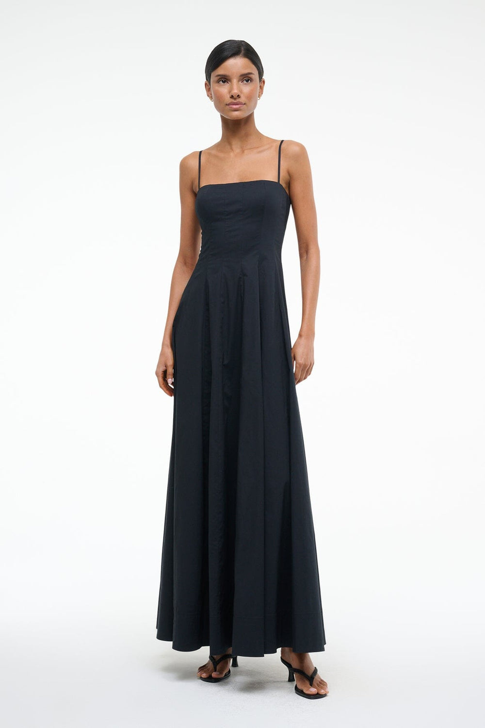WYLIE MAXI DRESS BLACK - STAUD online