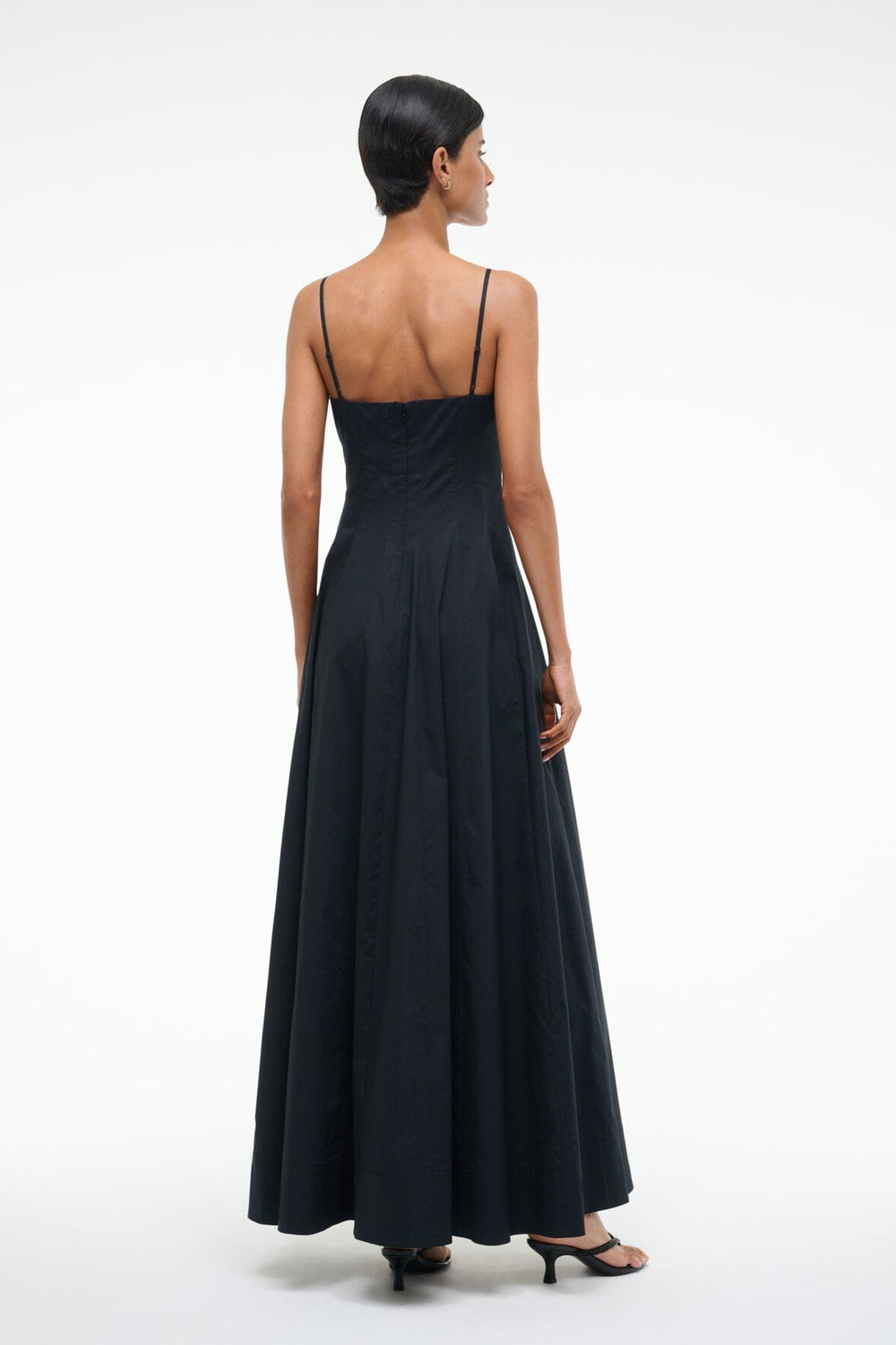 WYLIE MAXI DRESS BLACK - STAUD online
