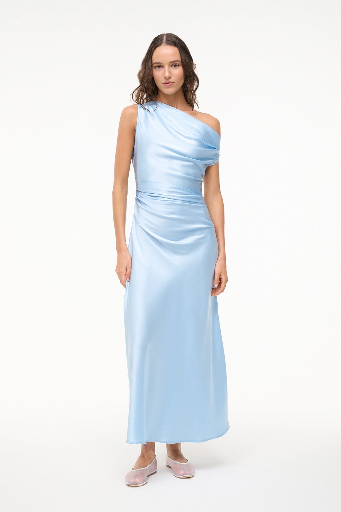 PHARE SILK DRESS CLOUD - STAUD online