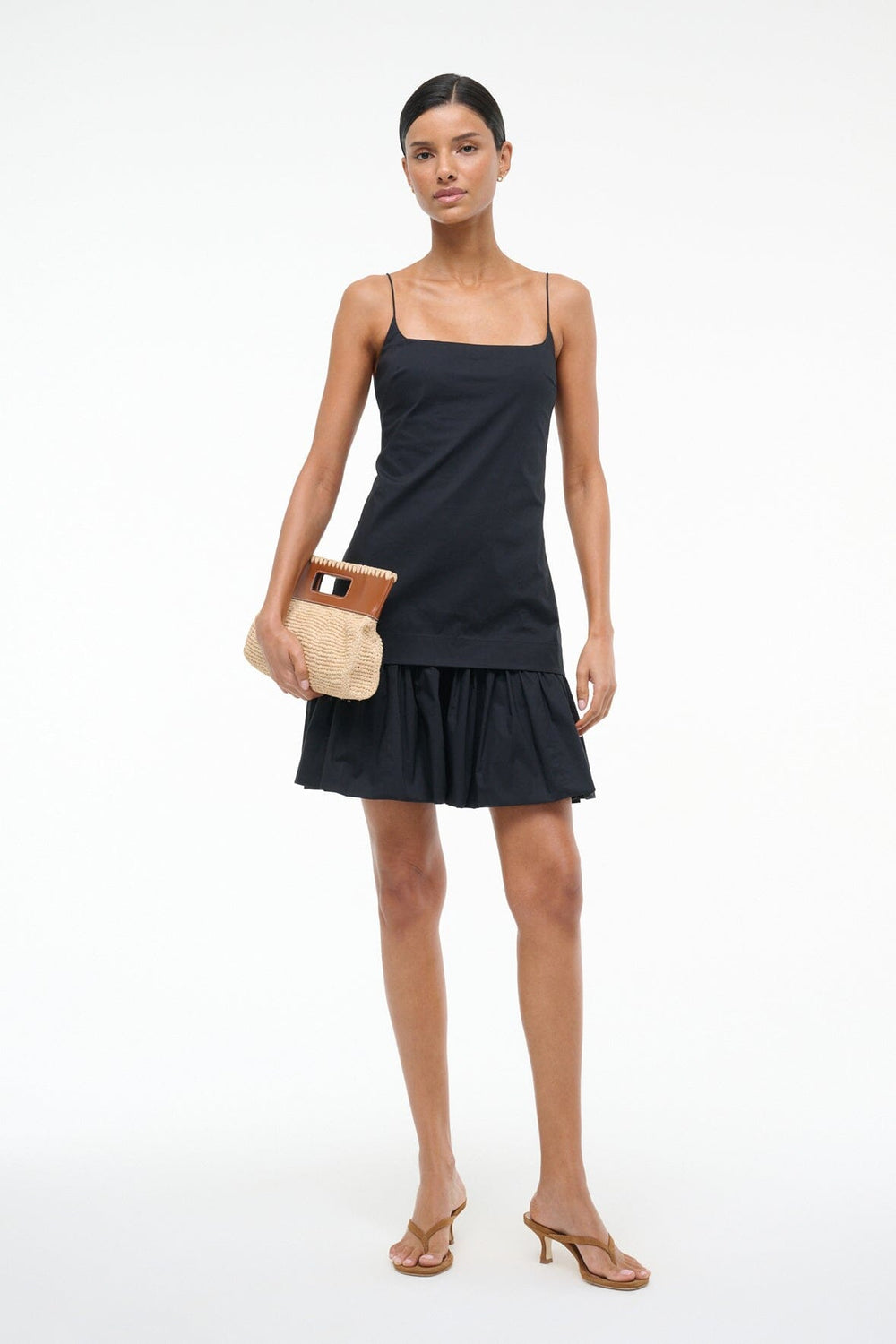 ARI MINI DRESS BLACK - STAUD for sale