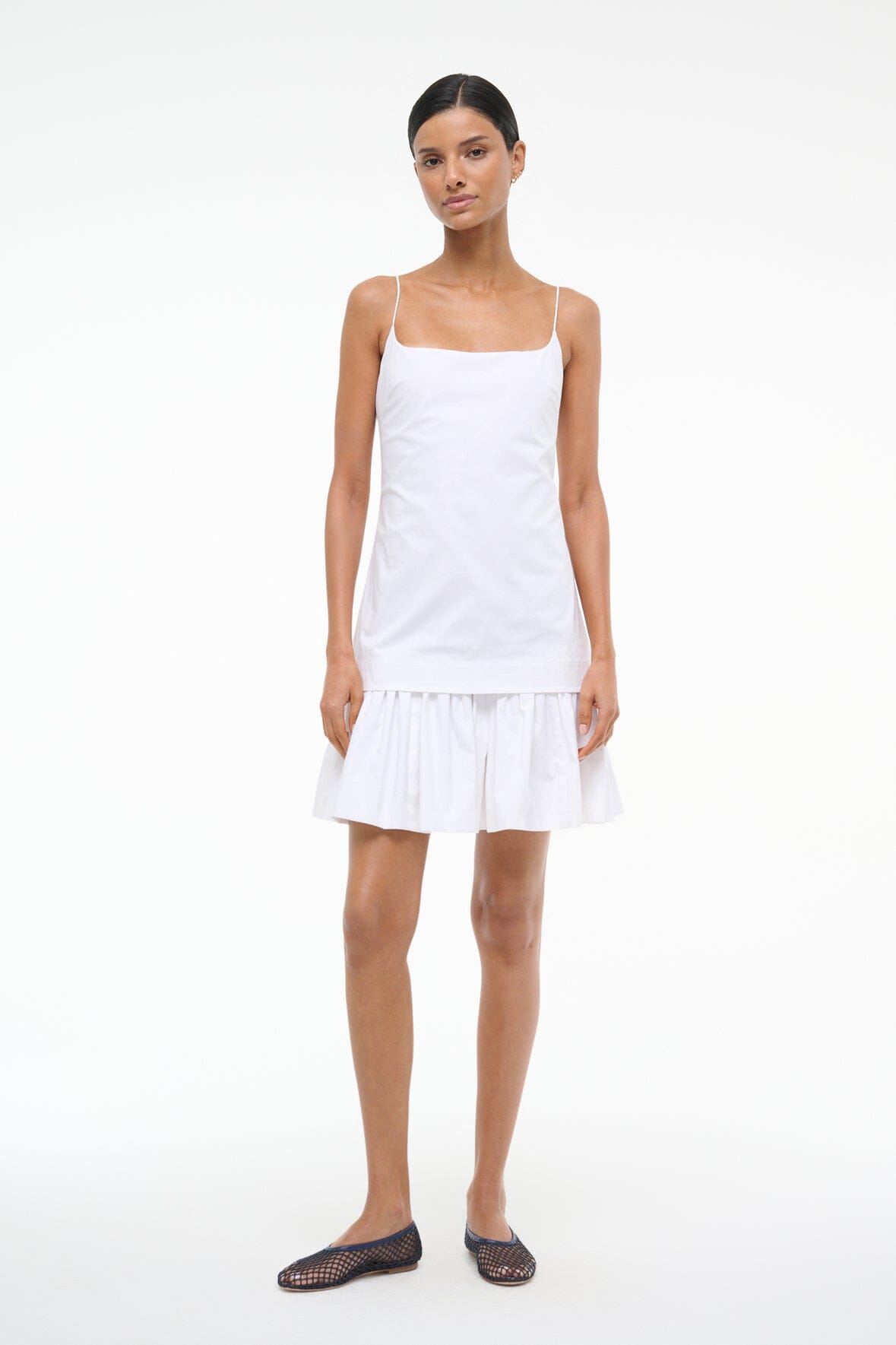 ARI MINI DRESS WHITE - STAUD US