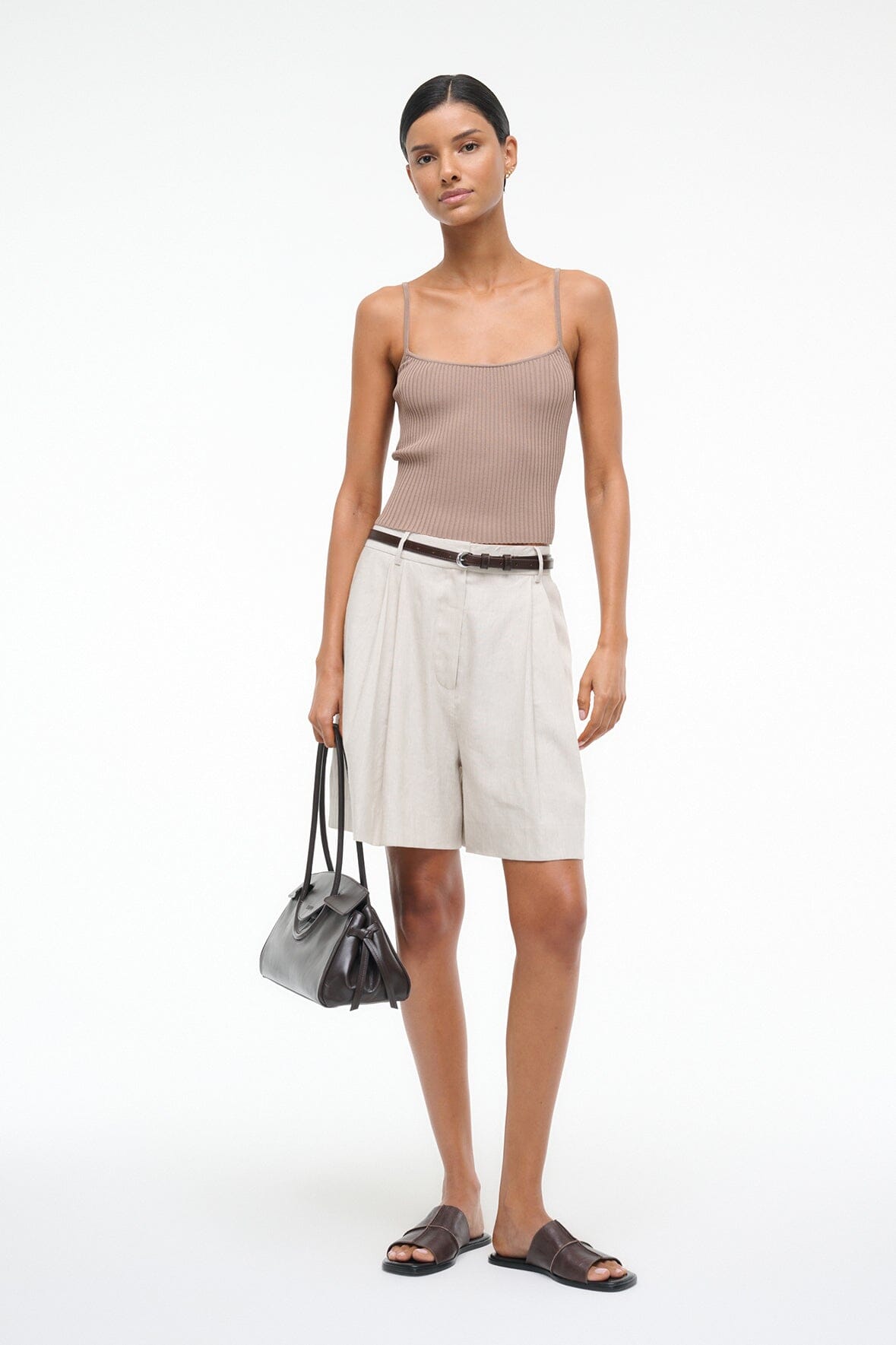 SOLEIL TANK TAUPE - STAUD outlet