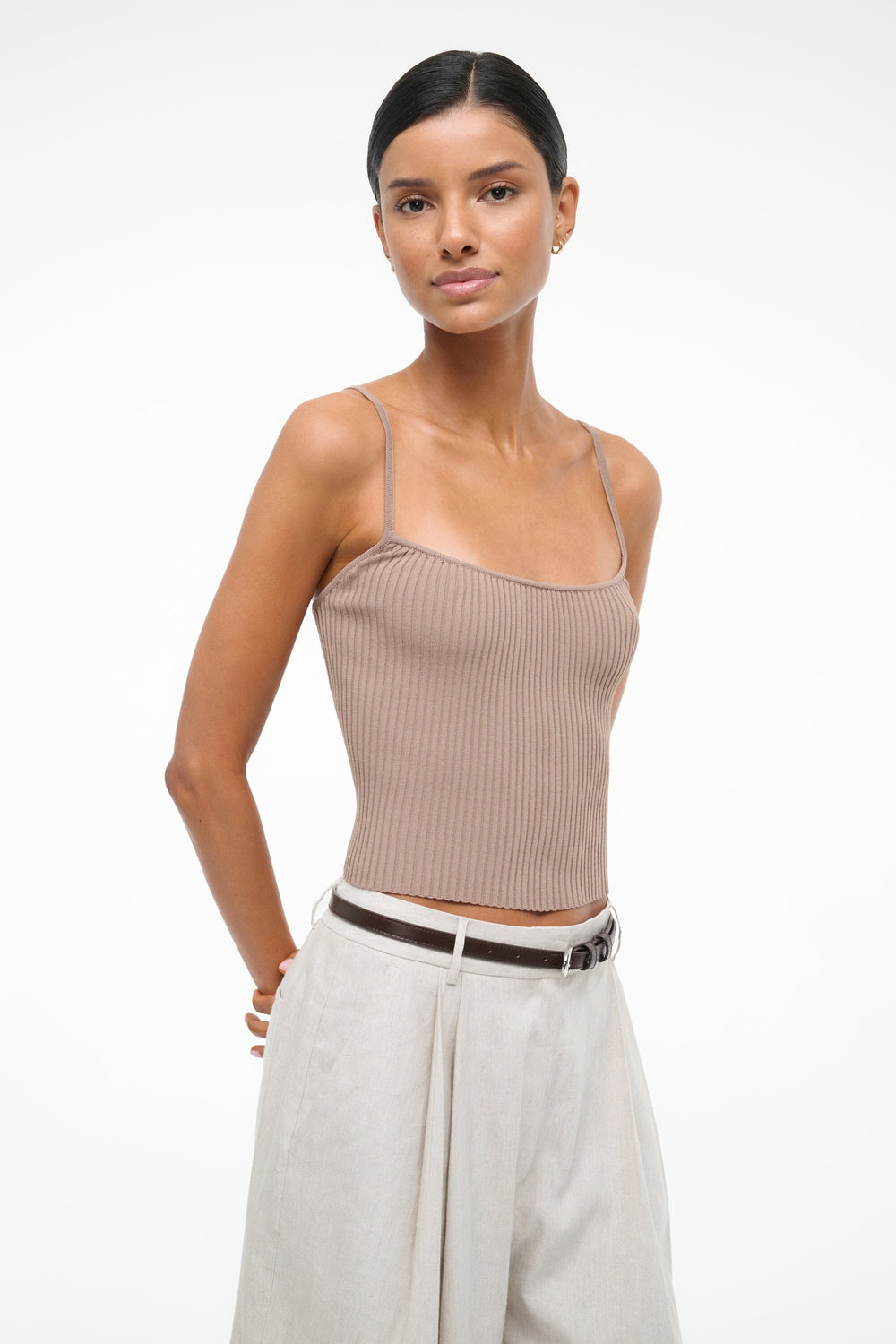 SOLEIL TANK TAUPE - STAUD outlet