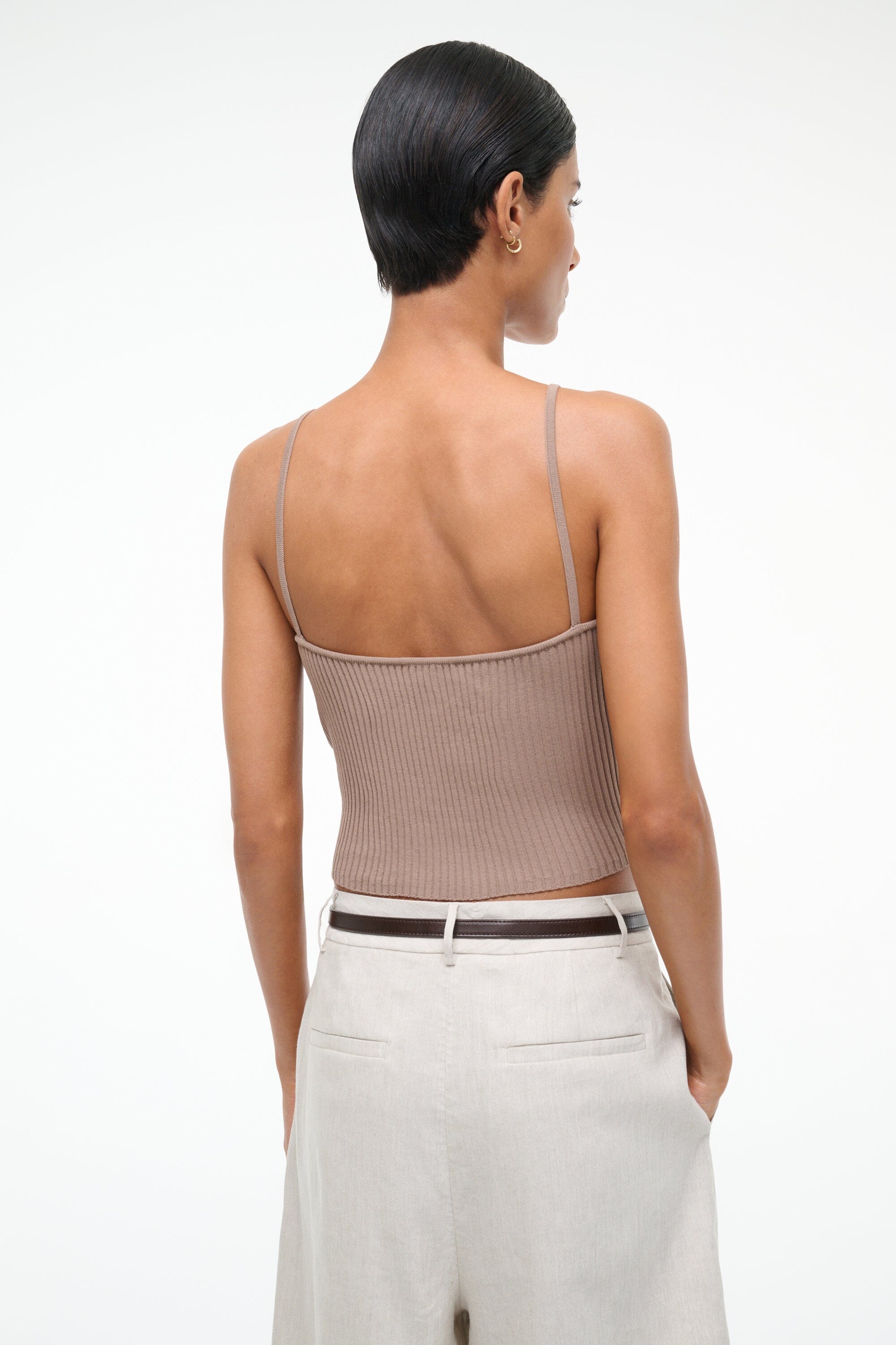 SOLEIL TANK TAUPE - STAUD outlet