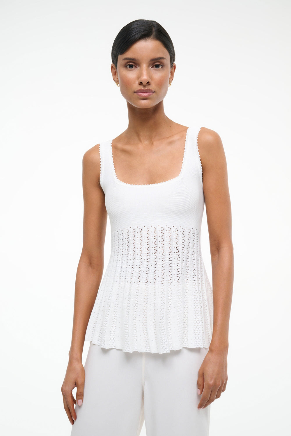 ELLEN TOP IVORY - STAUD US