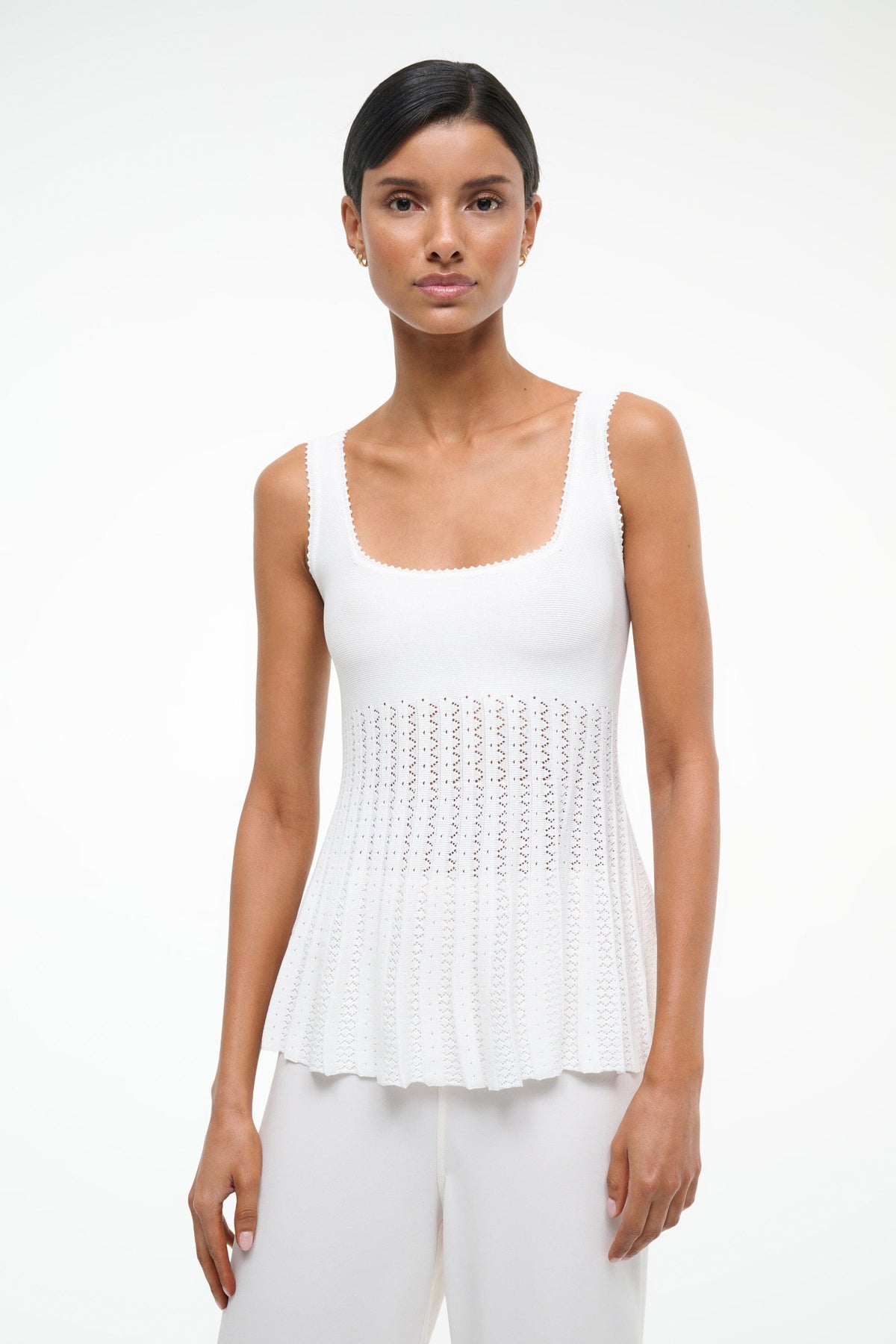 ELLEN TOP IVORY - STAUD US