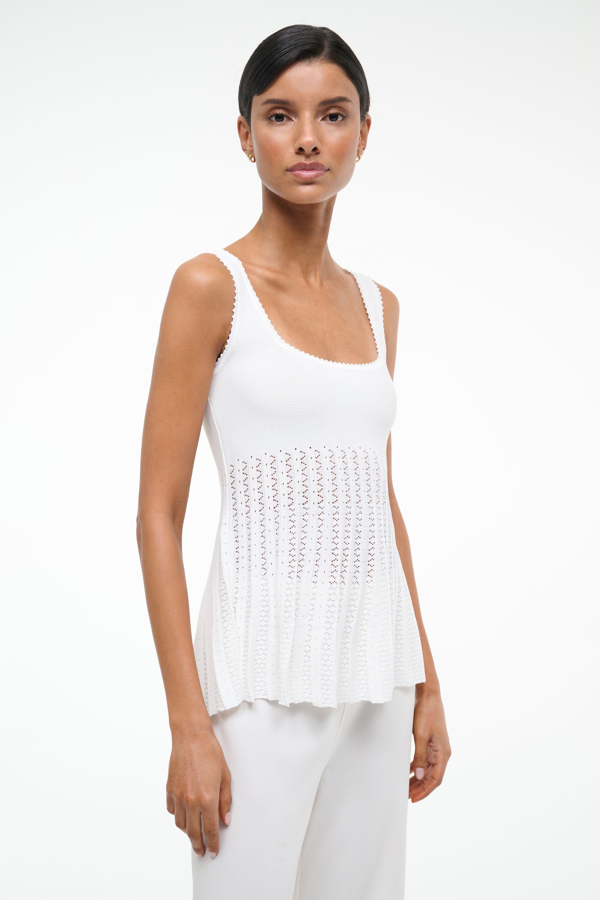 ELLEN TOP IVORY - STAUD US