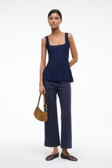 ELLEN TOP NAVY - STAUD US