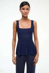 ELLEN TOP NAVY - STAUD US