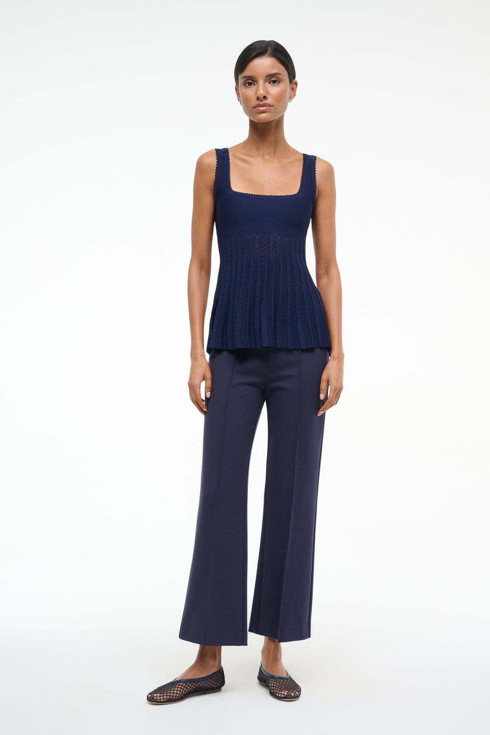 ELLEN TOP NAVY - STAUD US