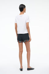 VON SILK SHORT BLACK - STAUD online