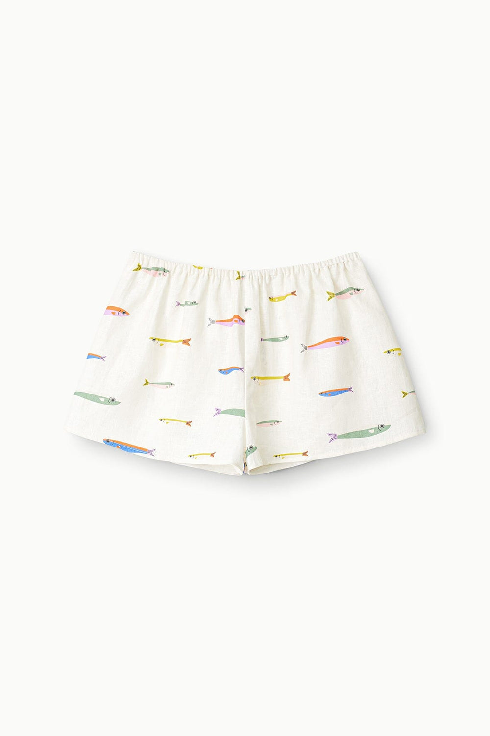 PADDLE LINEN SHORT POP SARDINES IVORY - STAUD online
