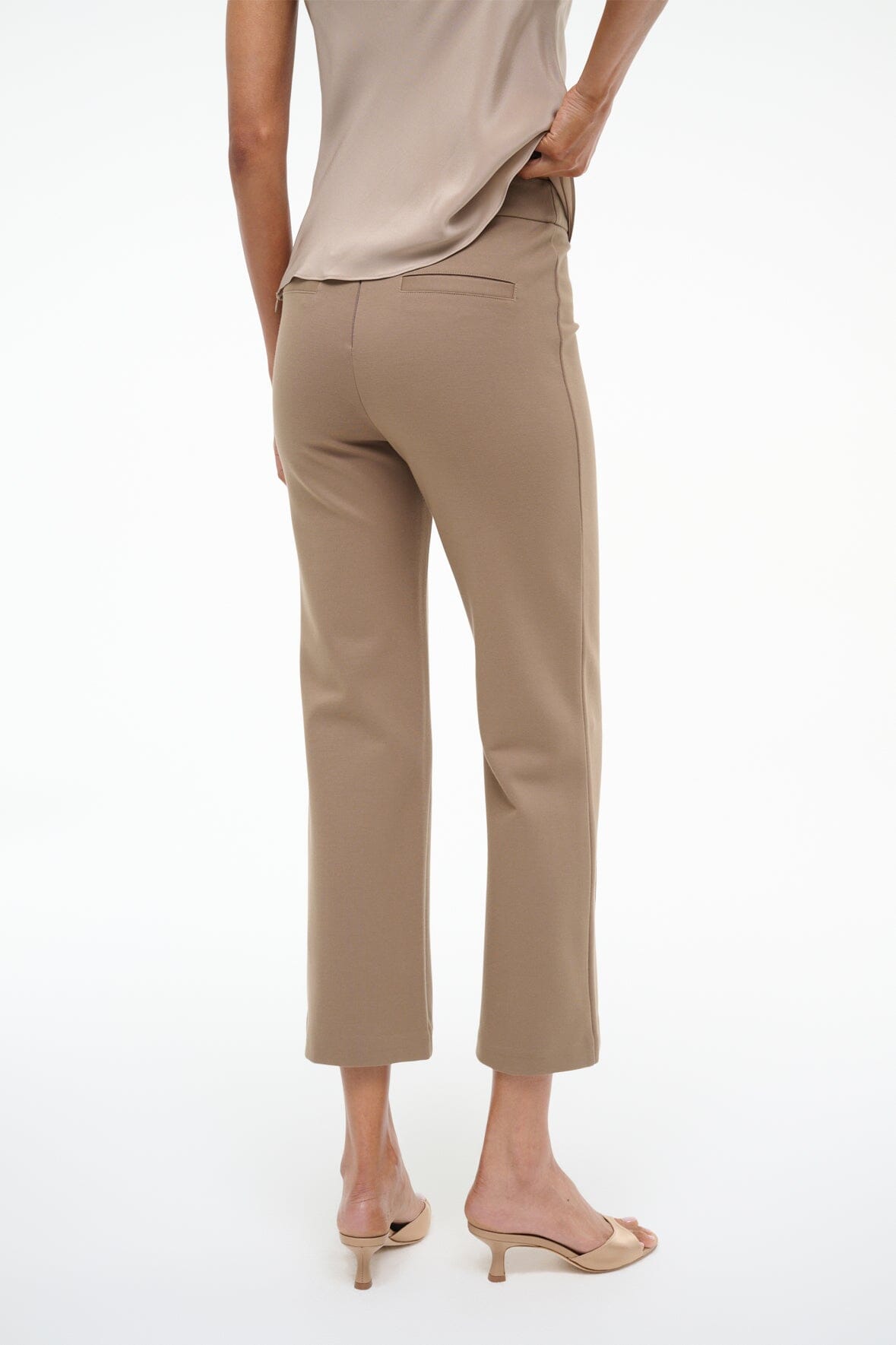 KNACK PANT TAUPE - STAUD US