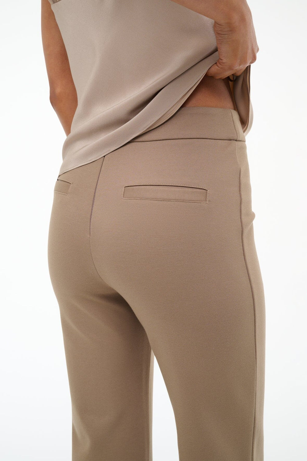 KNACK PANT TAUPE - STAUD US