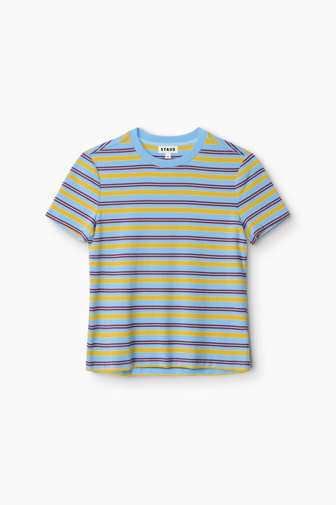WEEKEND CREW TEE LINUS STRIPE - STAUD near me